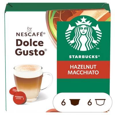 Starbucks by Nescafé Dolce Gusto Café Capsule Noisette Macchiato, 12 capsules