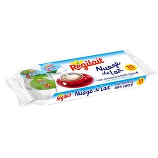 Régilait Nuage de Lait, 10 coupelles de 7,7g
