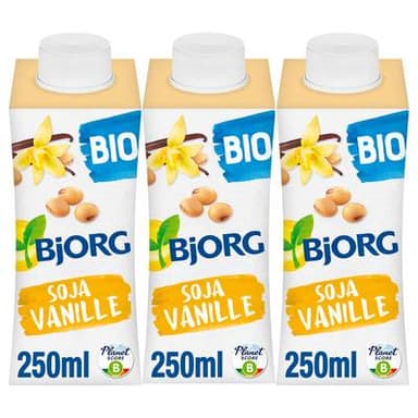 Bjorg Soja Vanille Boisson Végétale Bio, 3x25cl