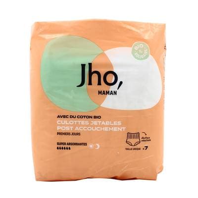 JHO Culottes jetables post-accouchement, 7 culottes