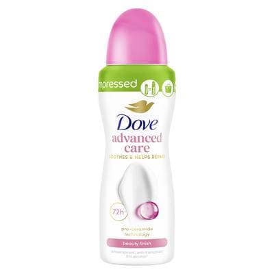 Dove Déodorant Spray Femme 72h Beauty Finish Advanced Care, 100ml
