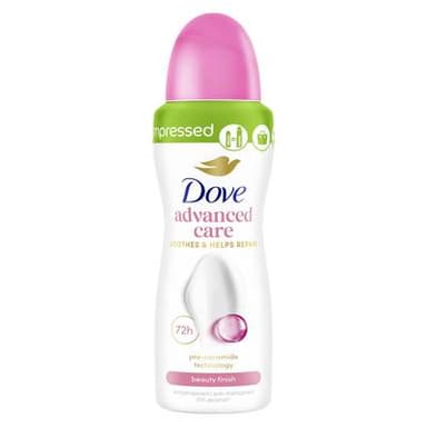 Dove Déodorant Spray Femme 72h Beauty Finish Advanced Care, 100ml