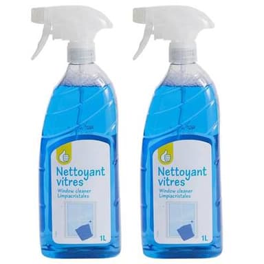 Pouce Spray nettoyant vitres, Lot de 2x1L