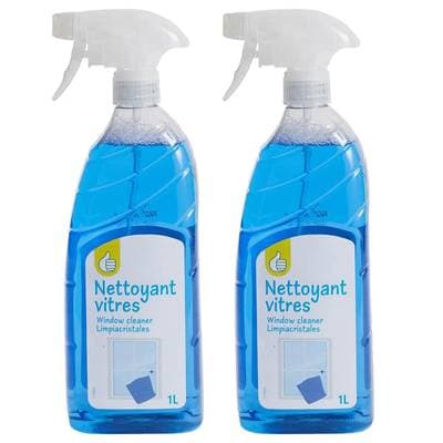 Pouce Spray nettoyant vitres, Lot de 2x1L