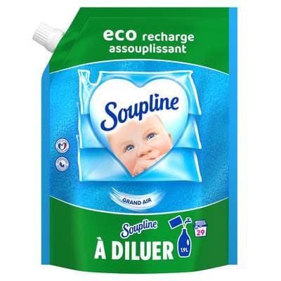 Soupline Assouplissant Grand Air recharge, 600ml