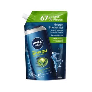 Nivea Gel douche homme 3 en 1 energy recharge, 500ml