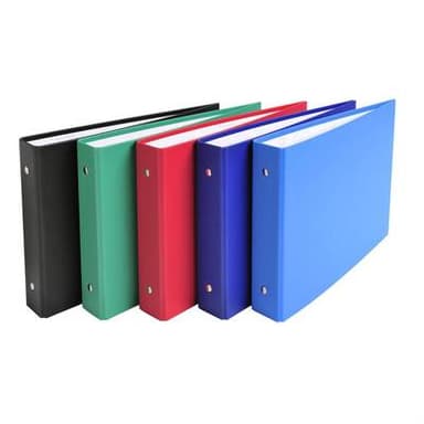 Exacompta Classeur rigide pour fiches Bristol 10 x 15 cm, Dos  35 mm