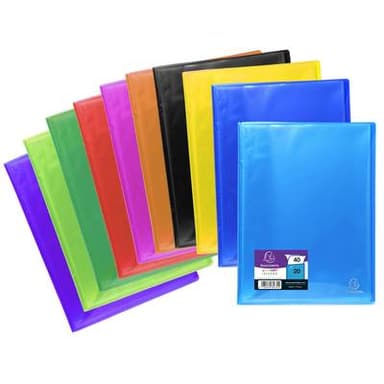 Exacompta Protège-documents Iderama 24 x 32 cm polypropylène, 40  vues