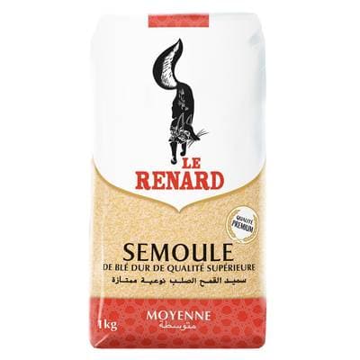 Le Renard Semoule de Blé Moyenne, 1kg
