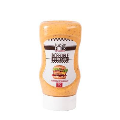 Classic Foods of America Sauce Incredible Burger en flacon souple Squeeze Top Down, 185g
