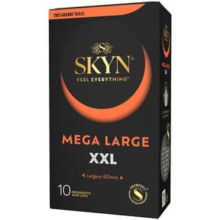 Skyn Préservatif méga large skyn XXL, 10 préservatifs