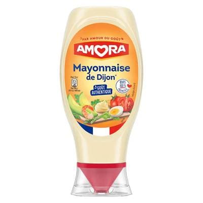 Amora Mayonnaise de Dijon en Flacon Souple Squeeze Top Down, 415g