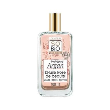SO'BIO ETIC Huile Sèche Visage Corps Cheveux Argan Bio, 100ml