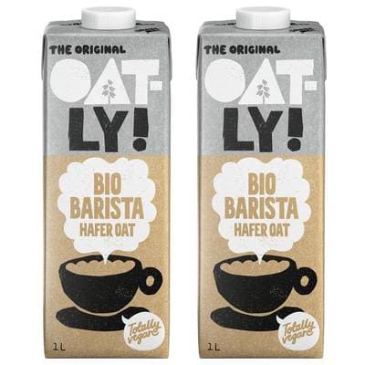 Oatly Avoine Barista Boisson Végétale Bio, Lot de 2x1L