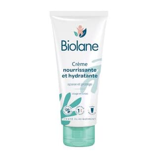 Biolane Crème nourrissante et hydratante visage et corps, 100ml
