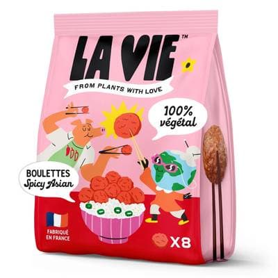 La Vie Boulette Végétale Spicy Asian, 200g