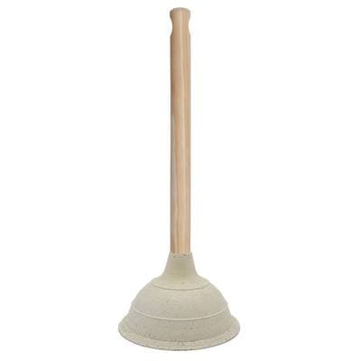 Arvix Débouche évier bois et caoutchouc petit, 12 cm