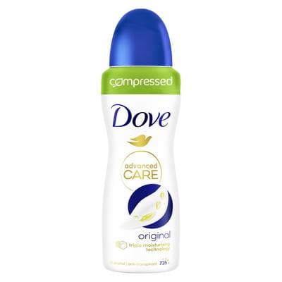Dove Déodorant spray Advanced Care Original Compressé, 100ml