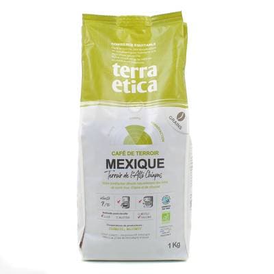 Café Michel Café en grain Mexique Bio Pur Arabica, 1Kg