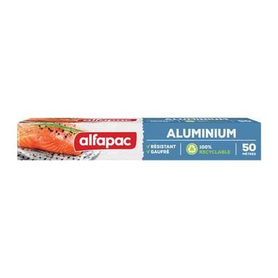 Alfapac Papier aluminium gaufré et résistant, 50 m