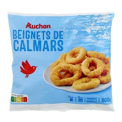 Auchan Beignets de calamars, 500g