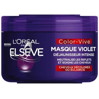 Elsève Masque Violet Déjaunisseur Intense, 250ml