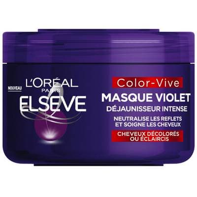 Elsève Masque Violet Déjaunisseur Intense, 250ml