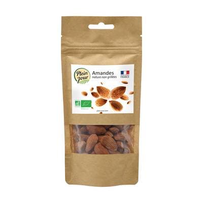 Plein Jour Amandes Française Nature, Bio, 90g