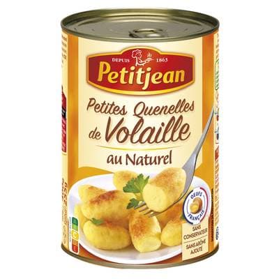 Petitjean Petites Quenelles de Volaille au naturel, 255g