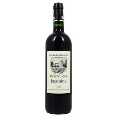Saint Emilion Grand Cru AOC Réserve des Jacobins, 75cl
