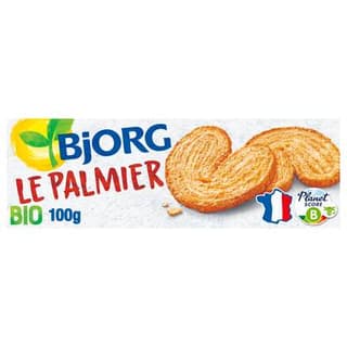 Bjorg Biscuits palmier bio, 100g