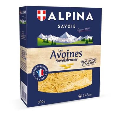 Alpina Savoie Pâtes Avoines Savoisiennes, 500g