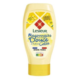Lesieur Mayonnaise Douce sans moutarde à l'huile de colza, 425g