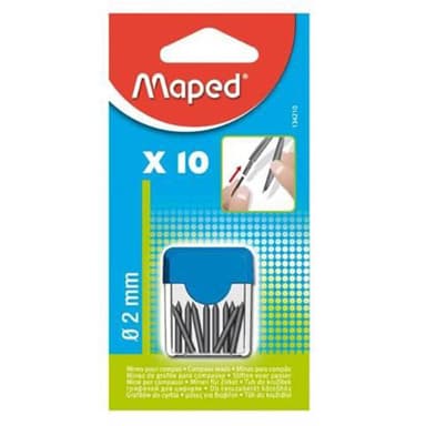 Maped Mines de compas 2 mm, 10 mines