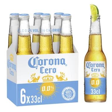 Corona Bière blonde 0.0°, 6x33cl