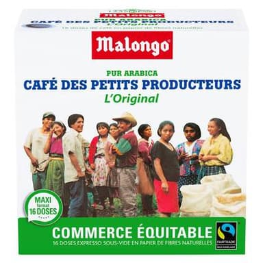 Malongo Café des petits producteurs, 16 dosettes