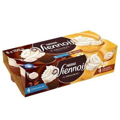Viennois Viennois Chocolat Vanille, 8x100g
