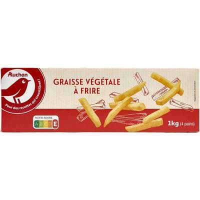 Auchan Graisse Végétale pour friture, 1kg