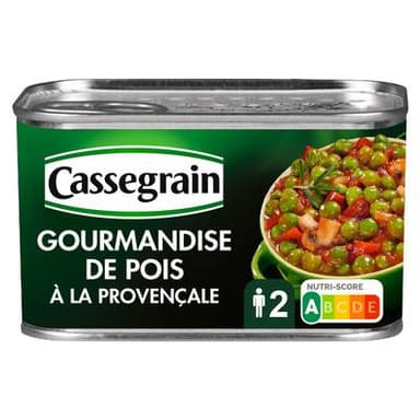 Cassegrain Gourmandise de pois à la provençale, 375g