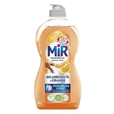 Mir Liquide vaisselle Bicarbonate & Orange, 450ml