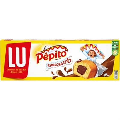 Pépito Gâteaux fourrés au chocolat Chocolait'O, 180g