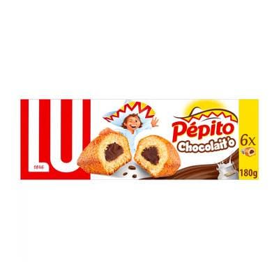 Pépito Gâteaux fourrés au chocolat Chocolait'O, 6 gâteaux - 180g