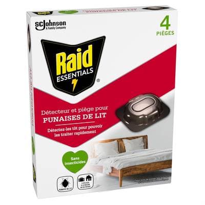 Raid Piège Insectes Punaise de Lit, 4 pièces