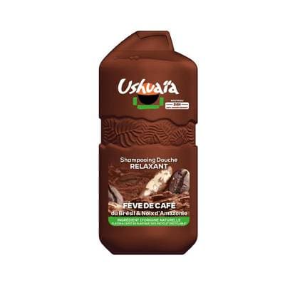 Ushuaïa Gel Douche Relaxant Fève de Café Anti-Dessèchement, 280ml