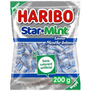 Haribo Starmint menthe, 200g