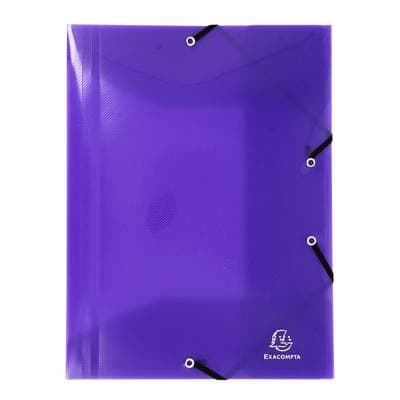 Exacompta Chemise Cristal 3 rabats 24x32, 1 pièce