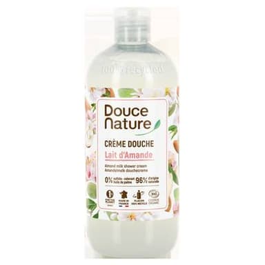 Douce Nature Crème de Douche lait d'Amande Cosmébio, 500ml