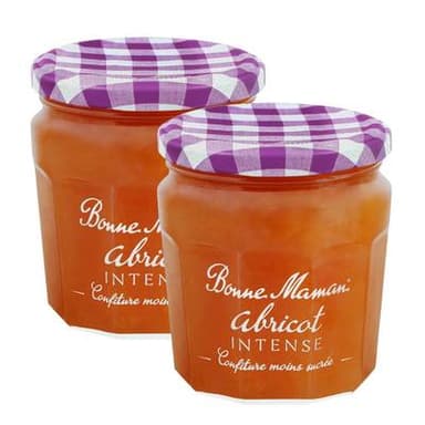 Bonne Maman Confiture Abricot intense, Lot de 2x335g