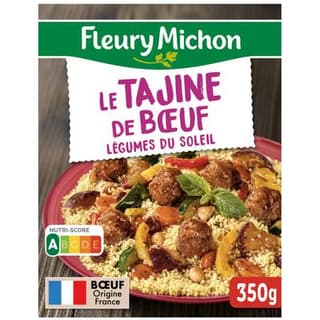 Fleury Michon Tajine de Boeuf aux Légumes du Soleil, 350g