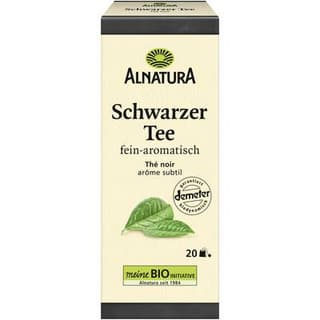 Alnatura Thé noir bio finement aromatique, 20 sachets